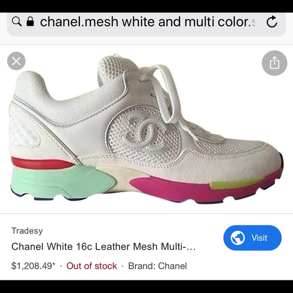 Chanel multi color sneakers - Picture 8 of 8